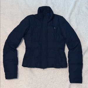 🌺Navy A&F Puff Jacket